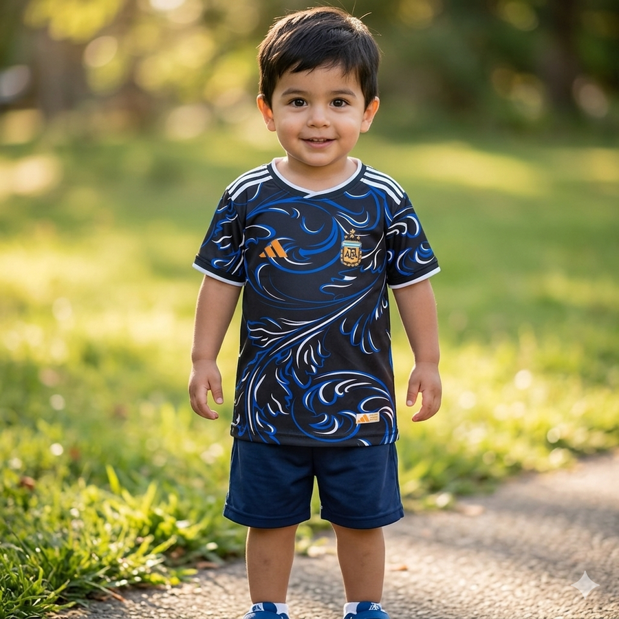 ARGENTINA AWAY WORLD CUP 2026 KIDS JERSEY (WITHOUT PANT)