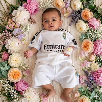 Real Madrid 2025-2026 Home Kit for Baby