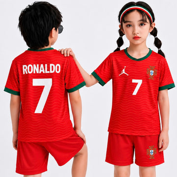 PORTUGAL KIDS JERSEY & HALF PANT SET FIFA WORLDCUP 2026