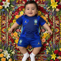 FIFA WORLD CUP 2026 BRAZIL AWAY KIDS JERSEY+PANT SET